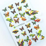 Слайдер дизайн для ногтей флуоресцентный Super Neon 067 Полисфера