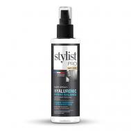 Гиалуроновый спрей-уход для волос двухфазный глубокое увлажнение & зеркальный блеск 190 Stylist Pro