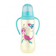 Бутылочка для кормления с соской молочной и ручкой, с рождения 250 Lubby