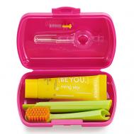 Дорожный набор BE YOU малиновый бокс Curaprox