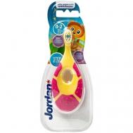 Детская зубная щетка Jordan Step by Step от 0 до 2 лет, экстра мягкая Jordan