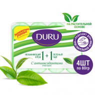 Туалетное крем-мыло 1+1 Увлажняющий крем & Зеленый чай 4 DURU
