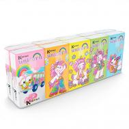 Платочки носовые бумажные "Единорог" 4 слоя KARTIKA