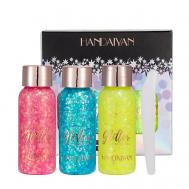 Набор гелей-глиттеров для лица и тела HANDAIYAN