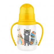 Бутылочка силиконовая с соской и ручками, с рождения 125 Lubby