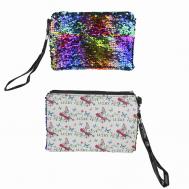 Косметичка с пайетками хамелеон Lukky