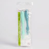 Набор ложек для кормления силиконовых «Милые зверята» Крошка Я