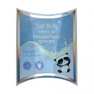 Перчатки для уборки голубые DEAR MOLLY
