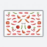 Объемный 3D слайдер дизайн "Hot, hot" Freedecor