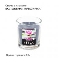 Свеча ароматическая в стакане Волшебная кувшинка 1 Spaas