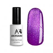Лаковое покрытие Гель-лак магнитный кошачий глаз AKINAMI