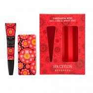 Набор для ухода за ногтями "РОЗА И КАРДАМОН" 1 SPA CEYLON