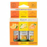Набор эфирных масел Апельсин, Лимон, Мандарин 30 Oleos