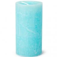 Свеча-столбик Рустик аква блю 1 Spaas