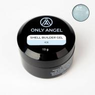 Гель  для наращивания ногтей с белой поталью ONLY ANGEL