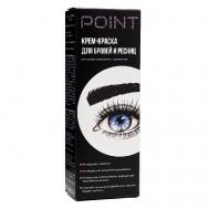 Крем-краска для бровей и ресниц, Чёрный POINT