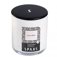 Свеча ароматическая в стакане с алюминиевой крышкой Ваниль-Мирра 1 Spaas