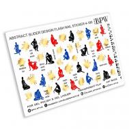 Слайдер-дизайн металлик  Женские силуэты с золотом BPW.Style