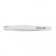 Пинцет косметический со скошенными кончиками Janeke