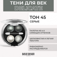 Тени 4-х цветные Delicate Belor Design