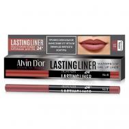 Карандаш для губ гелевый водостойкий LASTINGLINER Alvin D'or