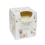 Свеча-нейтрализатор в стакане Цветки хлопка (для собак) CERAS ROURA