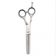 Парикмахерские ножницы Silver Edition для левши филировочные 32 зубьев 5,5" MELONPRO