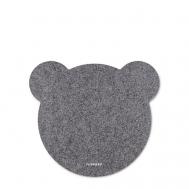 Коврик из фетра для компьютерной мыши в форме медведя Flexpocket