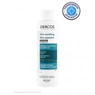 Успокаивающий шампунь-уход без сульфатов для нормальных и жирных волос Dercos 200 Vichy