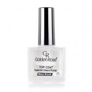 Лак Gel Look Top Coat Верхнее покрытие 10 GOLDEN ROSE