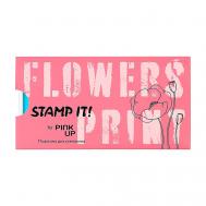 Пластина для стемпинга STAMP IT! FLOWERS PRINT PINK UP