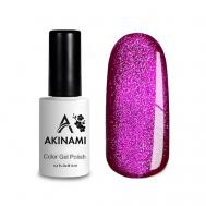 Лаковое покрытие Гель-лак магнитный кошачий глаз AKINAMI