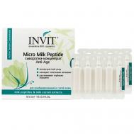 Сыворотка-концентрат питательная и омолаживающая Micro Milk Peptide 30 Invit
