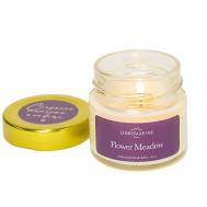 Свеча ароматическая "Цветочная поляна" с деревянным фитилем 100 LIMBERGHOME DECOR