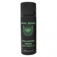 Гиалуроновый крем с Омега 3.6 GREEN NEON - Вербена 100 NEON BEARD