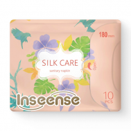 Прокладки женские гигиенические ежедневные с крылышками Silk Care Inseense