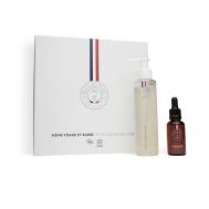 Набор "Борода" (очищающее средство для лица и бороды 150 мл,  масло для бороды 30 мл.) BLEU DE PEAU