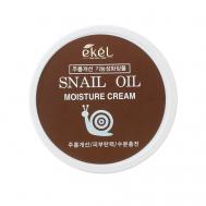 Крем для лица антивозрастной против морщин с Улиточным муцином Moisture Cream Snail 100 EKEL