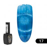 Гель лак кошачий глаз Platinum 01 Global Fashion