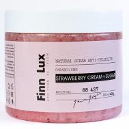 Скраб антицеллюлитный для тела "Strawberry cream+sugar" 380 FINNLUX