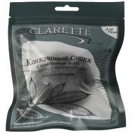 Спонж конжаковый конняку с бамбуковым углём для лица Clarette