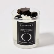 Свеча NEW BLACK с кристаллами 300 QUARZ