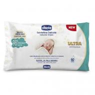 Влажные очищающие салфетки, без клапана Chicco