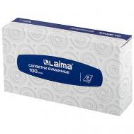Салфетки косметические в картонном боксе, 2-слойные Laima