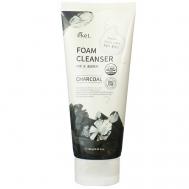 Пенка для умывания с Углем Глубокое очищения пор Foam Cleanser Charcoal 180 EKEL