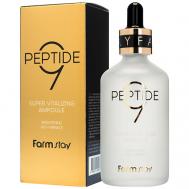 Сыворотка для лица ампульная суперобновляющая с комплексом из 9 пептидов Peptide9 Super Vitalizing Ampoule 100 FARMSTAY