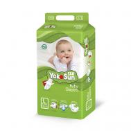 Детские подгузники на липучках Eco размер L (9-13 кг) Yokosun