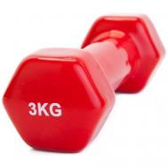 Гантель обрезиненная 3 кг BRADEX