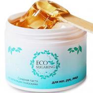 Сахарная паста для шугаринга МЯГКАЯ  для ног, рук, лица полосками 200 ECOSUGARING