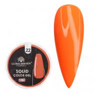 Гель-краска повышенной плотности, Solid color gel 04 Global Fashion